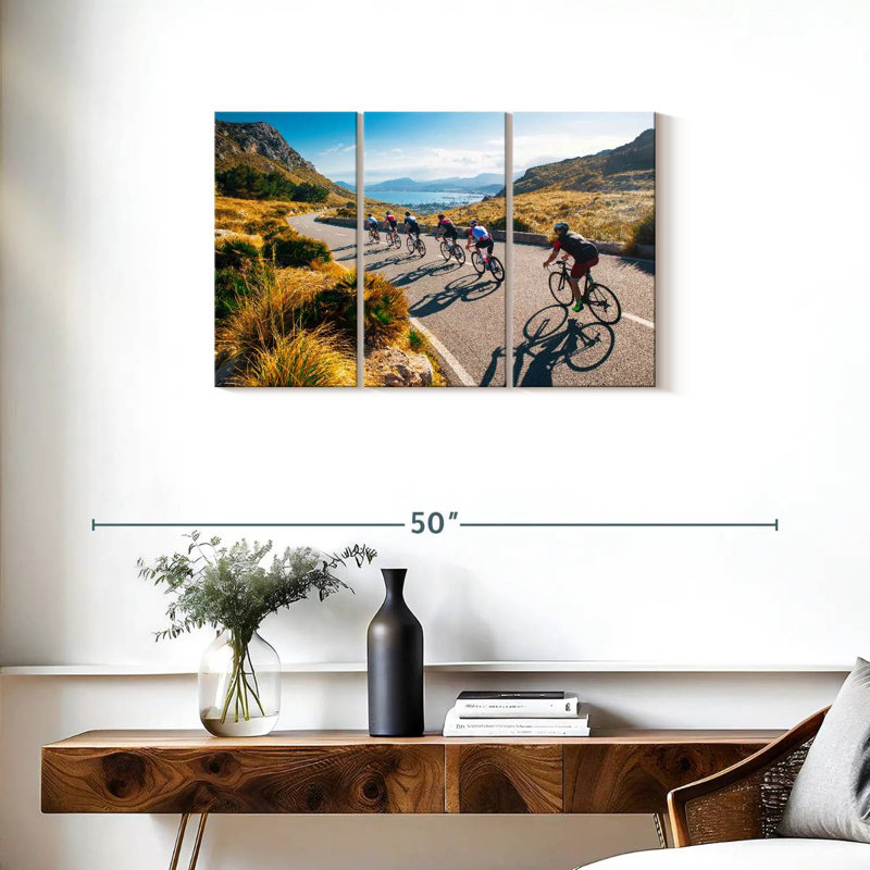 Senne Cycling Sports Group, 20" H x 33" W