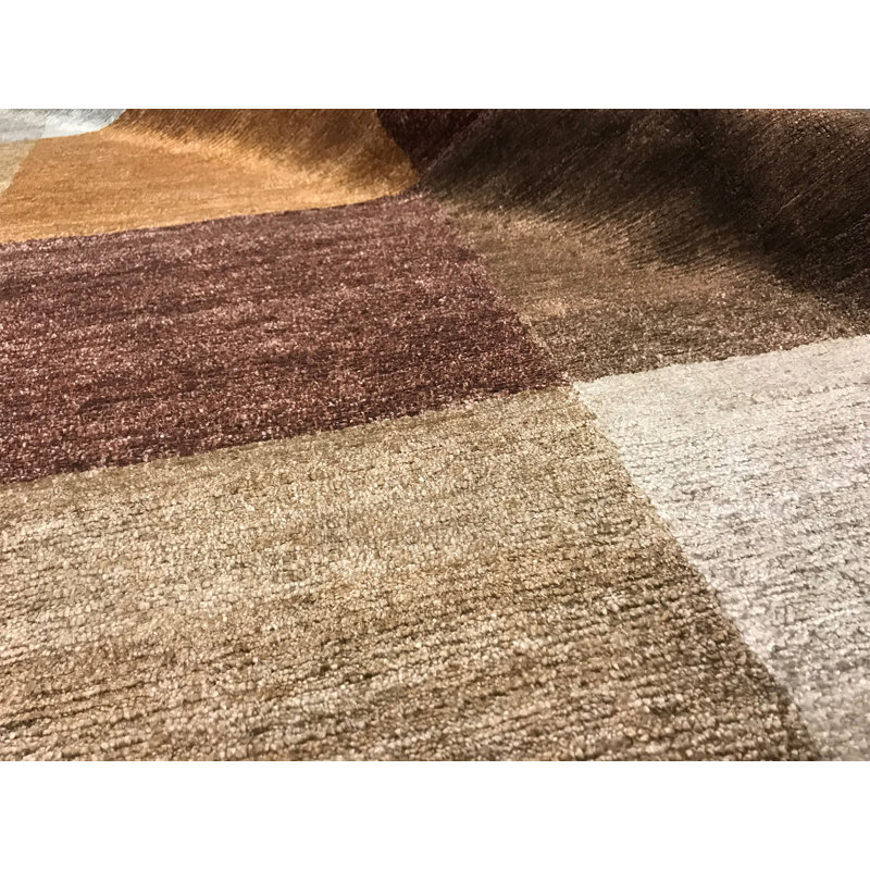 Tapis multicolore de haute qualité noué à la main