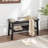 Lund Solid Wood Bench With Shelf-1846888730