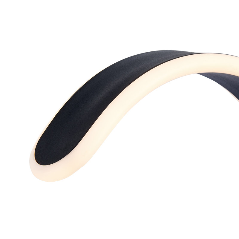 Lampe de table 12,5 po Aureli, Noir