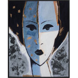 Madam X-Blue Print by Larry Laslo