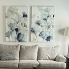 Lark Manor Indigo Ginkgo I On Canvas 2 Pieces Textual Art & Reviews ...