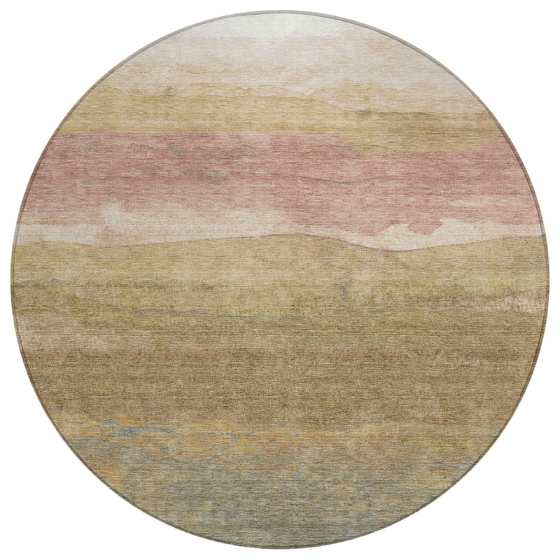 Tapis d'intérieur rond 8 po