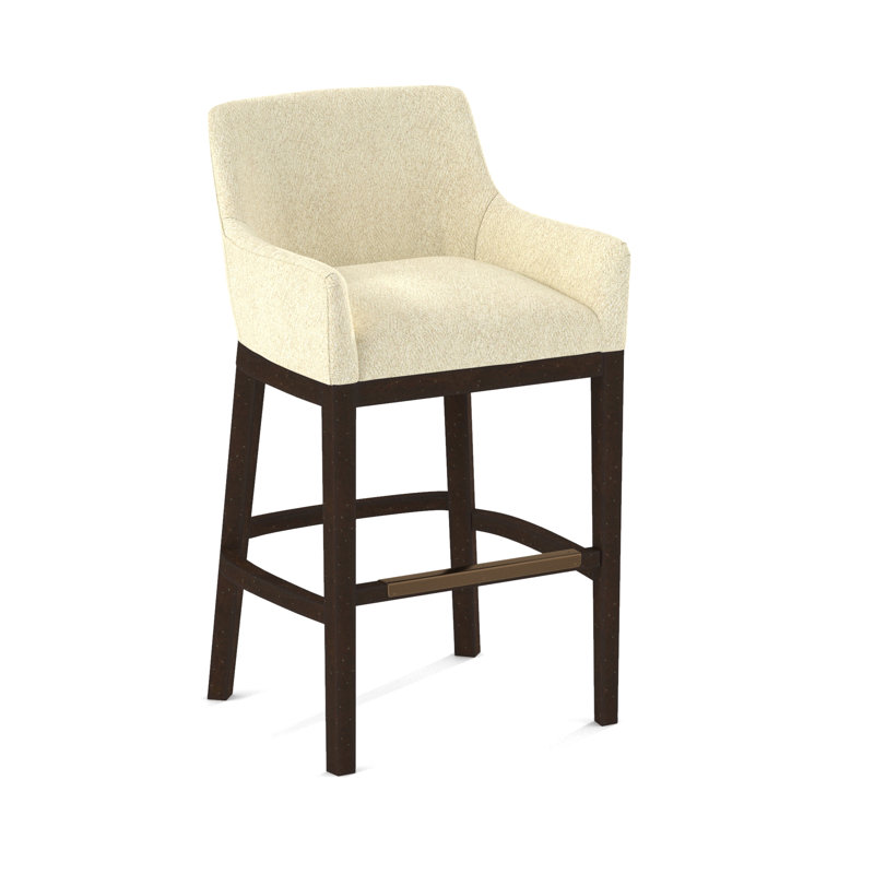 Upholstered Stool, Black, 61645-65