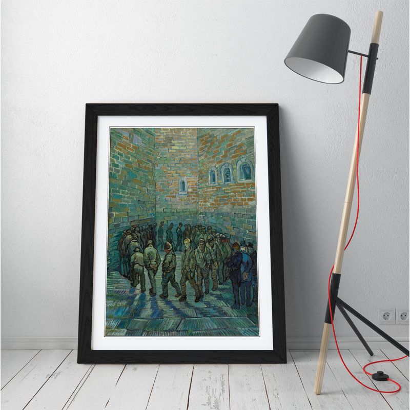 Happy Baby Alpaca Black And White by Vincent Van Gogh - Single Picture Frame Painting on Canvas
