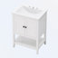 Meuble-lavabo moderne avec tablette ouverte
