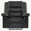 Fauteuil inclinable de massage en cuir respirant, canapé inclinable manuel