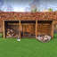 Urbanna 340cm W x 74.5cm D Solid Wood Log Store-36319567