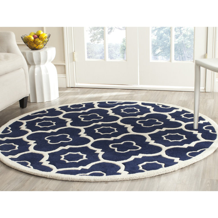 Carolene Hand Tufted Wool Geometric Rug