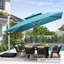 Parasol carré en porte-à-faux 10 pi x 10 pi Moira, bleu turquoise-1316478936-1249111582