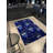 Navy-Themed Heart Inside Eye Patterned Modern Decorative Rug-446627429