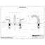 Alexandria Widespread Bathroom Faucet with Drain Assembly-1834737028