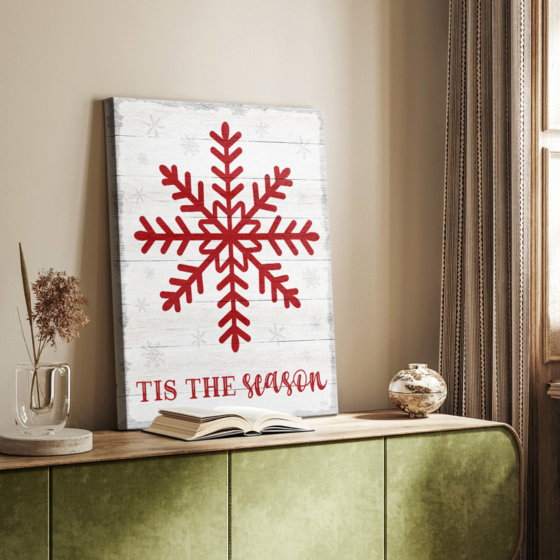 Tis the Season Snowflake - galerie Cavas sur mesure