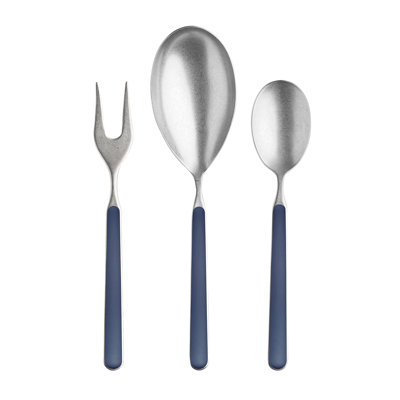 Fantasia Pewter Serving Set - Cobalt