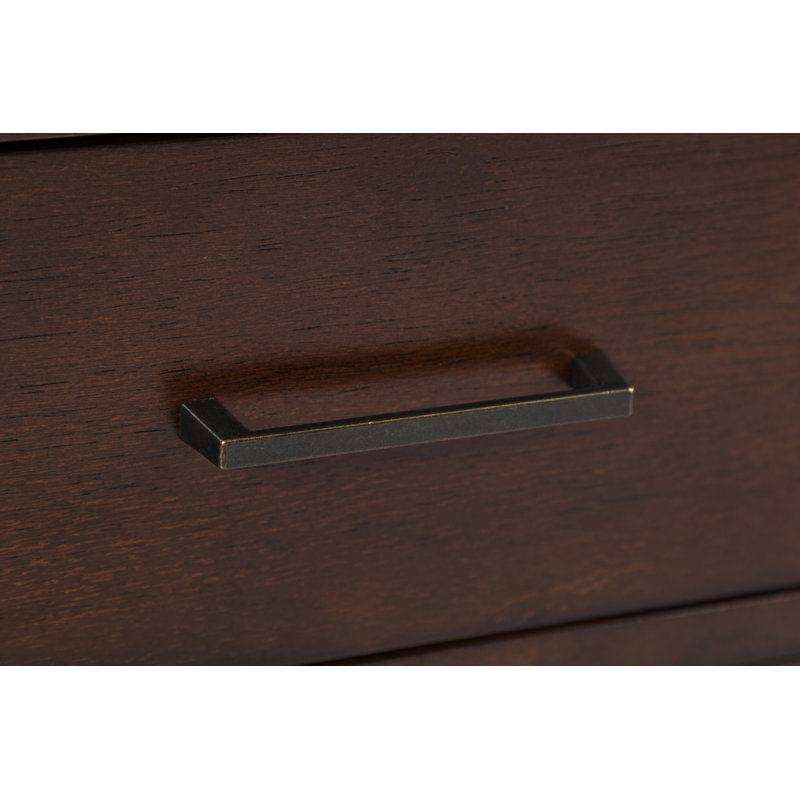 Larae Solid Wood Top End Table with Storage