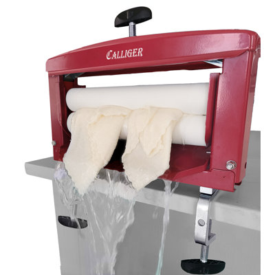 Northwood Calliger Gray Clothes Wringer - Better Moisture Removal Manual Clothes Washer Than Portable Washing Machine/portable Dryer - Heavy Duty Off Grid Washing Machine Laundry Wringer