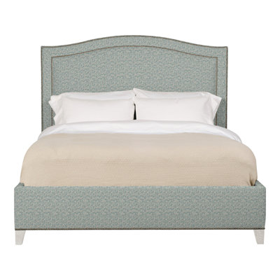 Caroline/Casey Queen Upholstered Low Profile Panel Bed