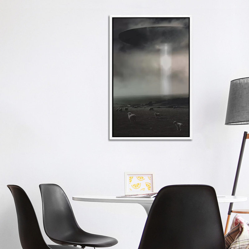 Abduction 1 Piece Wall Art on Canvas, 101.6 cm H x 66.04 cm W, White Framed