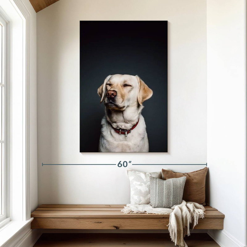 Brampt loufoque le Labrador, H 48 po x l 32 po