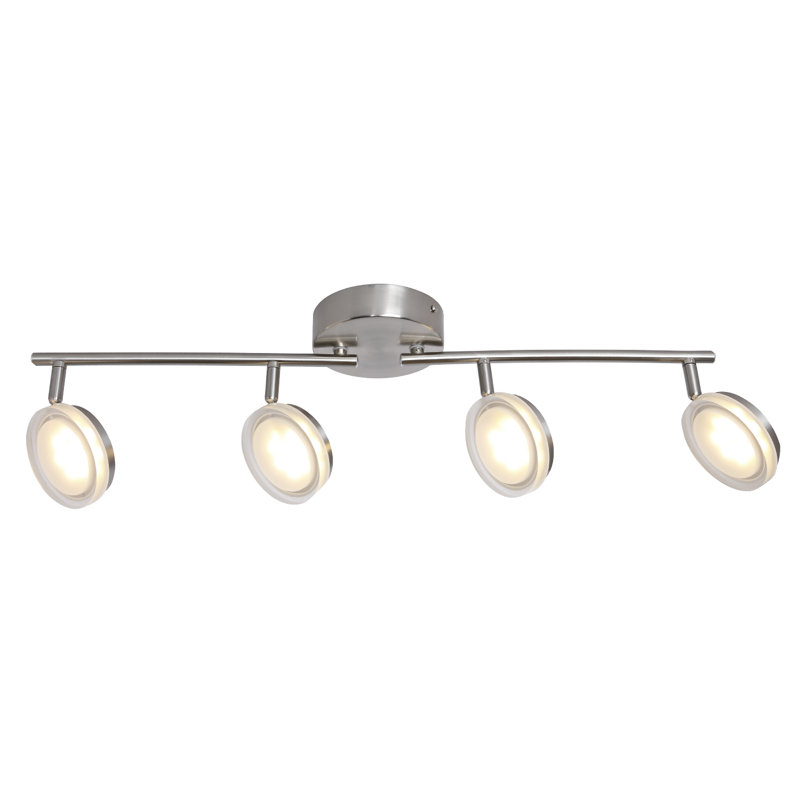 Ensemble de rail d'éclairage 4 lumières 28,34 po Anita