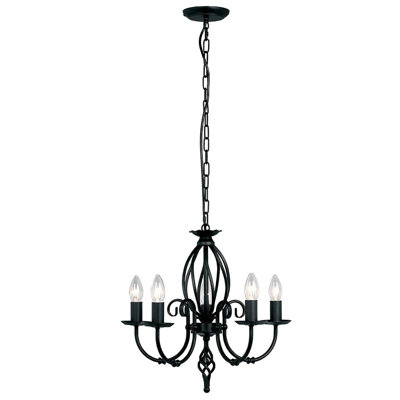 Wannamaker 5 - Light Candle Style Chandelier