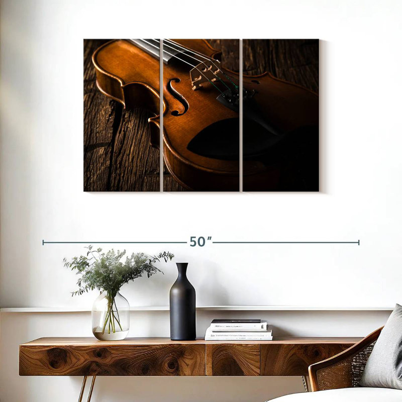 Abarca Violin Woodgrain, 24" H x 38" W