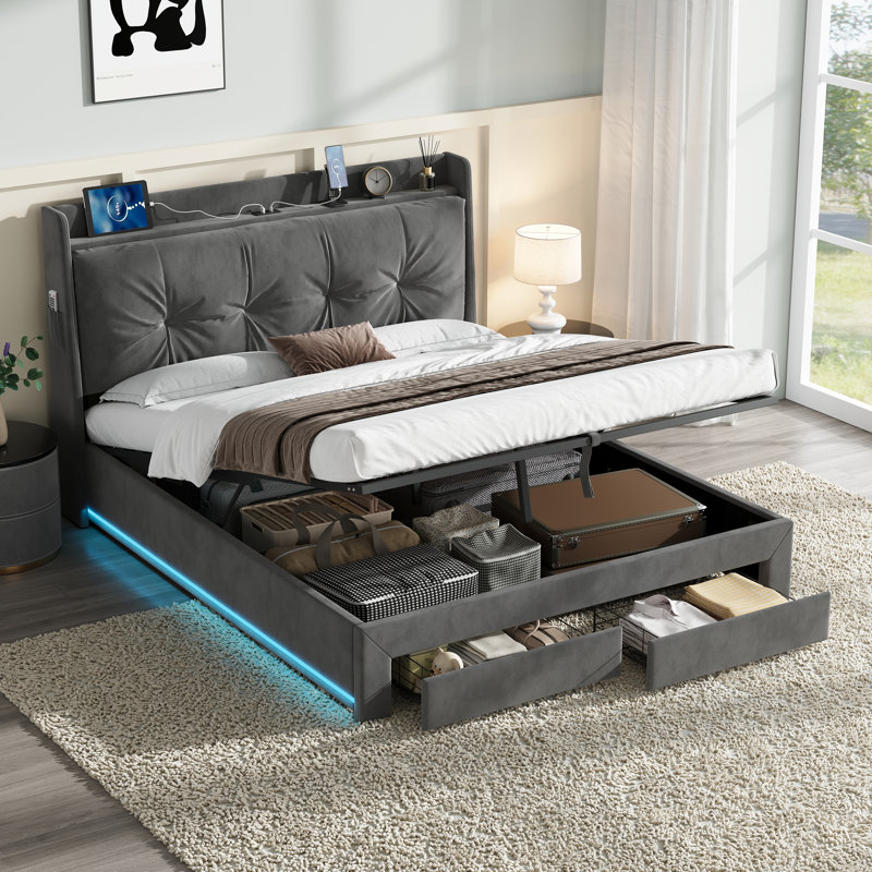Metal Bed, Double (4'6)