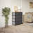 Kathiria 8 Drawer Double Fabric Dresser with Wood Grain Prints-1241156130