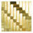 Handmade Glam Abstract Wall Decor on Solid Wood