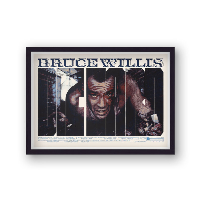 Die Hard V4 Reimagined Movie Poster - Single Picture Frame Print