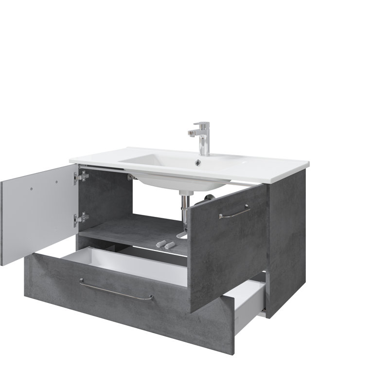 960mm Toilet & Basin Suite