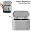Mini poubelle de comptoir 0,4 gallons avec couvercle gris clair