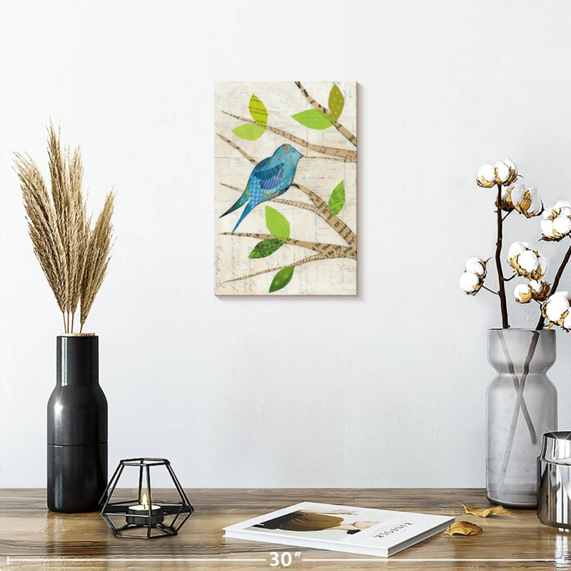 Brampt Birds In Spring I, 12" H x 8" W