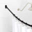 72" Brass Curved Shower Curtain Rod-68509845