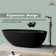 Coral Way 67'' x 34'' Solid Surface Stone Freestanding Soaking Bathtub