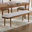 Delando Lyncott 59" Upholstered Dining Bench