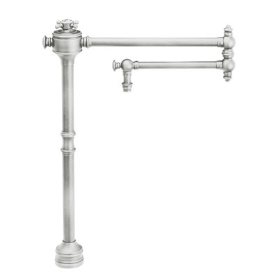 Traditional Counter Mounted Potfiller - Cross Handle