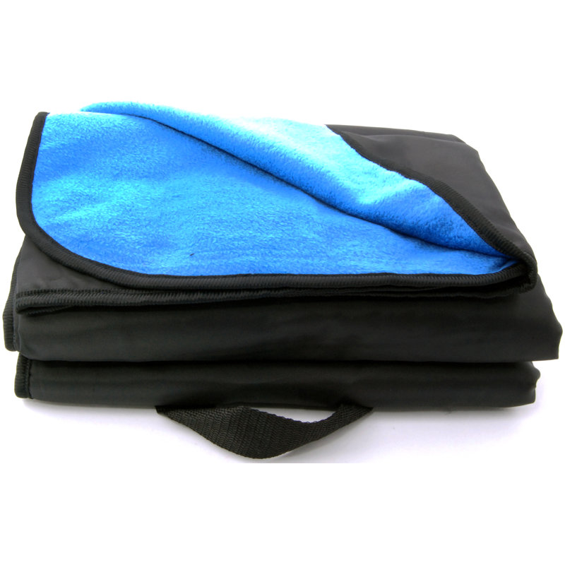 Hand Woven Throw Blanket, Smoke Blue