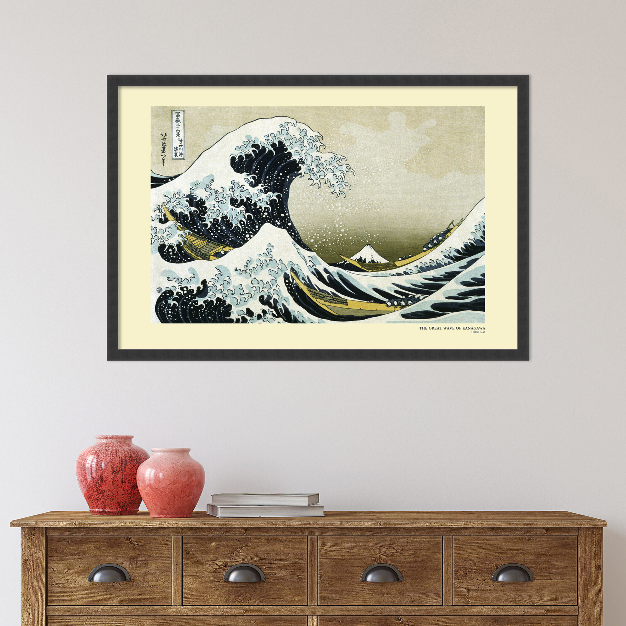 The Great Wave Poster - Kanagawa Wave Wall Art of Hokusai, Japanese Poster,  Canvas Prints & Wall Art Wave, Japanese Poster for Home Decor & Office  Decor, Seascape Artwork (11 x 17) 