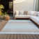 Chayden Flatweave Washable Striped Indoor / Outdoor Rug