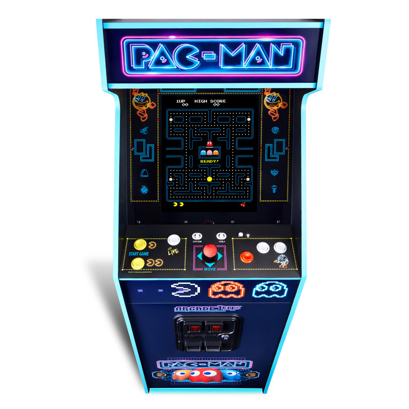PAC-MAN NEON EDITION DELUXE ARCADE MACHINE