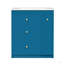 Meuble-lavabo 30 po avec lavabo en céramique, meuble-lavabo simple autoportant avec quatre tiroirs, meuble de rangement moderne pour la salle de bain, idéal pour la maison