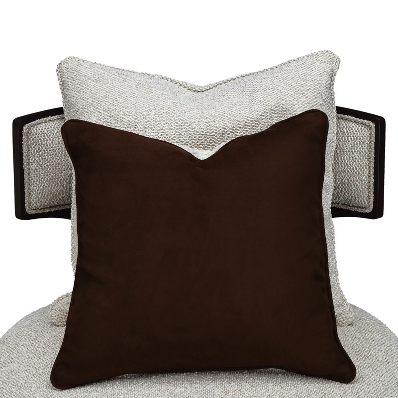 West Kensington Chaise - Buff/Seal Salt Caramel, Espresso Wood
