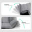 Canapé convertible, fauteuil inclinable réglable paresseux