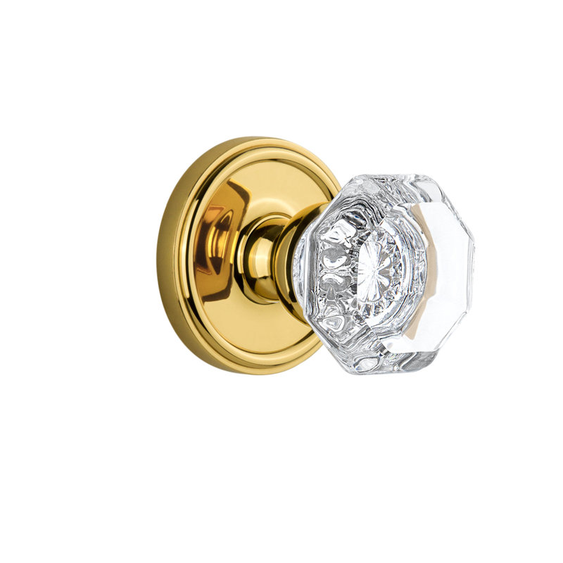 Rosace Grandeur Georgetown, Laiton poli, Inactif double, N/A