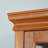 Curio Cabinet Lighted Curio Diapaly Cabinet with Adjustable Shelves and Mirrored Back Panel
