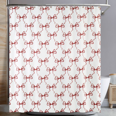 Lefton Shower Curtain & Hook Set