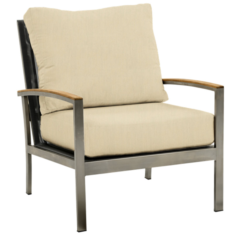 Avanti Outdoor Teak Conversation Set, Spectrum Sand