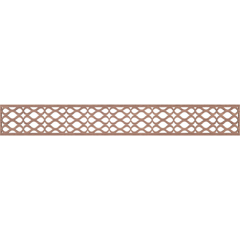 Moulure de panneau Somerset, H 6 po x l 46,5 po x P 0,375 po, Noyer