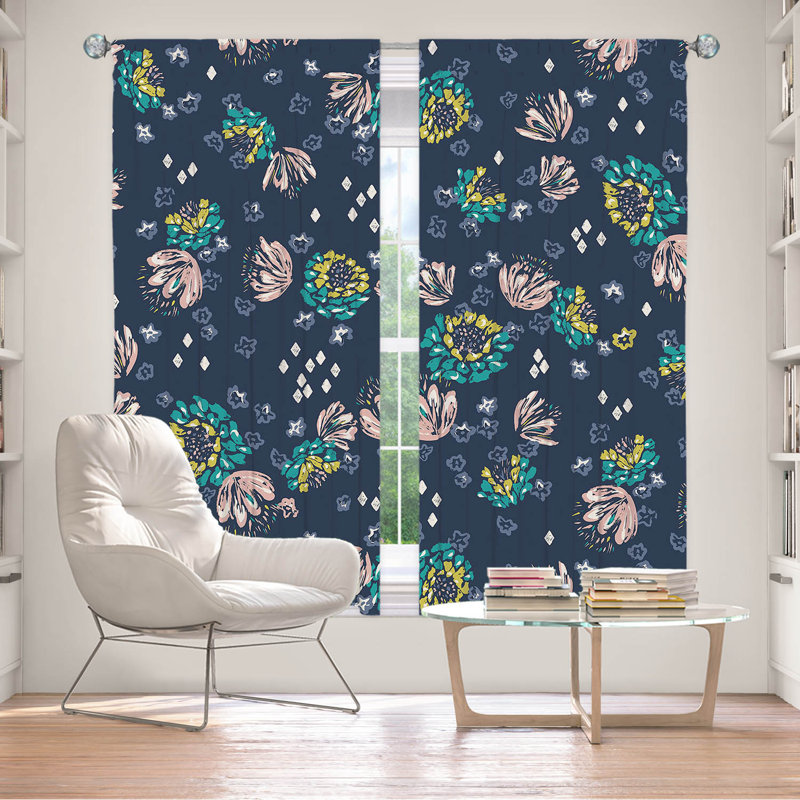 Drago Room Darkening Curtain Pair, 40" W x 82" L